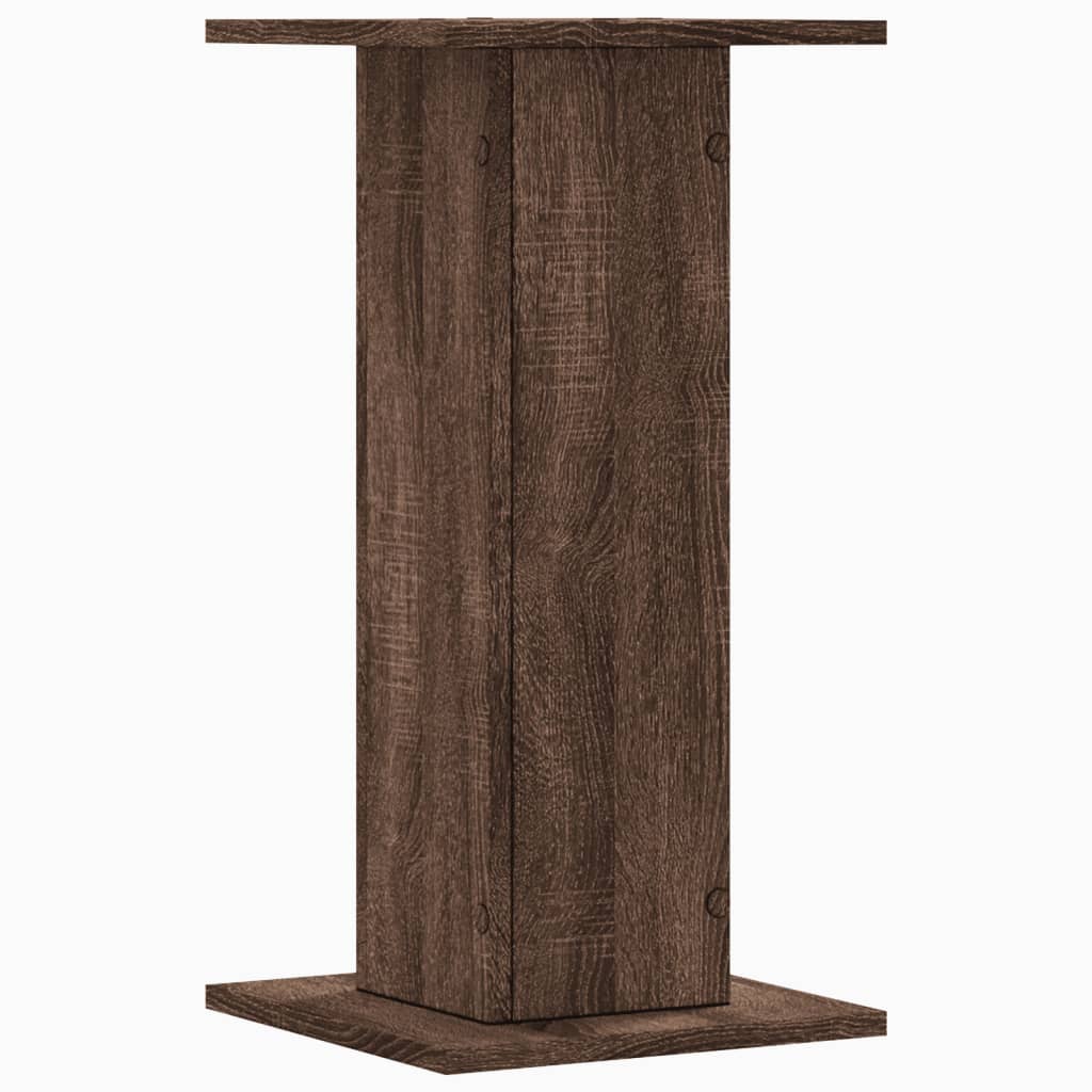 vidaXL Suporturi de plante 2 buc. stejar maro 30x30x60cm lemn compozit vidaXL Suporturi de plante 2 buc. stejar maro 30x30x60cm lemn compozit