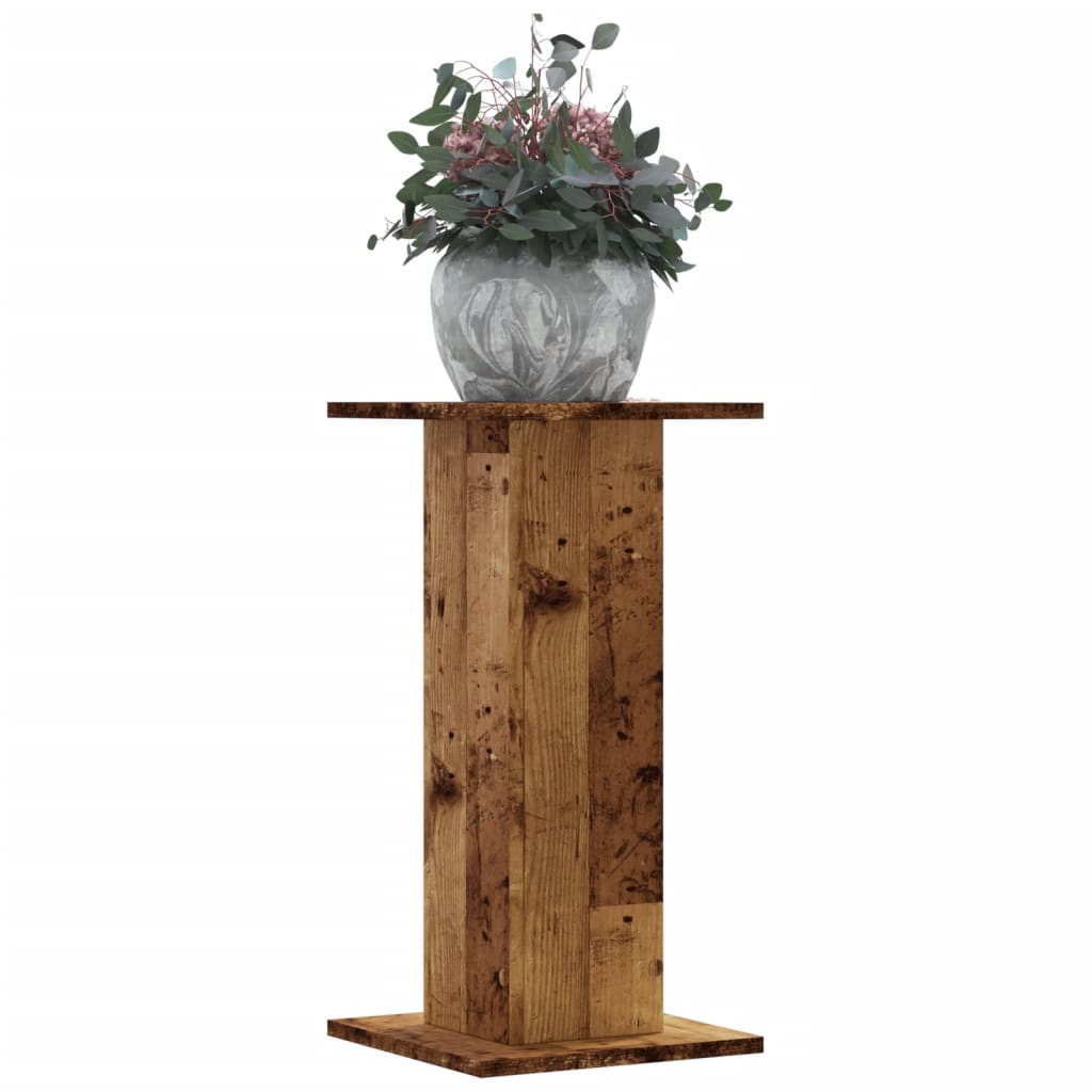 vidaXL Suporturi de plante 2 buc. lemn vechi 30x30x60cm lemn prelucrat vidaXL Suporturi de plante 2 buc. lemn vechi 30x30x60cm lemn prelucrat