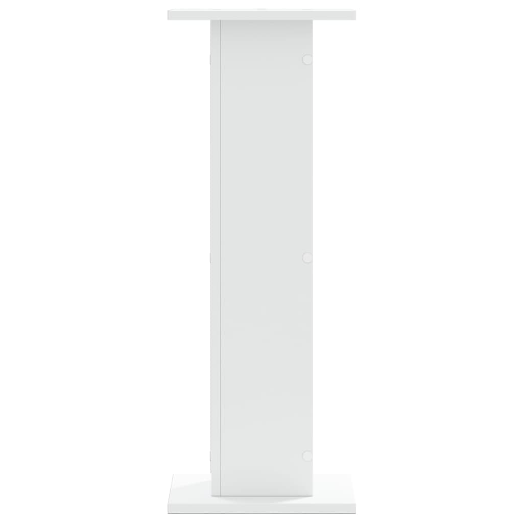 vidaXL Suporturi de plante, 2 buc., alb, 30x30x80 cm, lemn prelucrat vidaXL Suporturi de plante, 2 buc., alb, 30x30x80 cm, lemn prelucrat