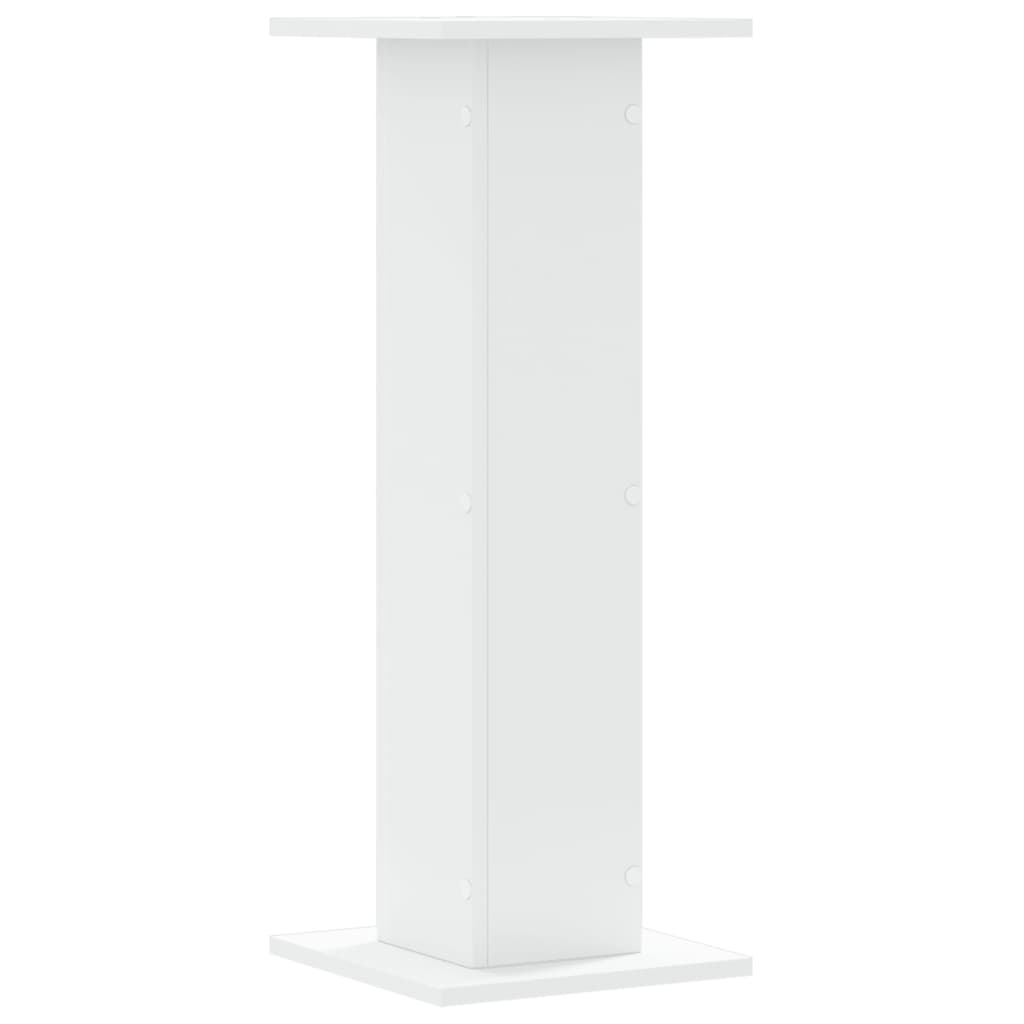 vidaXL Suporturi de plante, 2 buc., alb, 30x30x80 cm, lemn prelucrat vidaXL Suporturi de plante, 2 buc., alb, 30x30x80 cm, lemn prelucrat