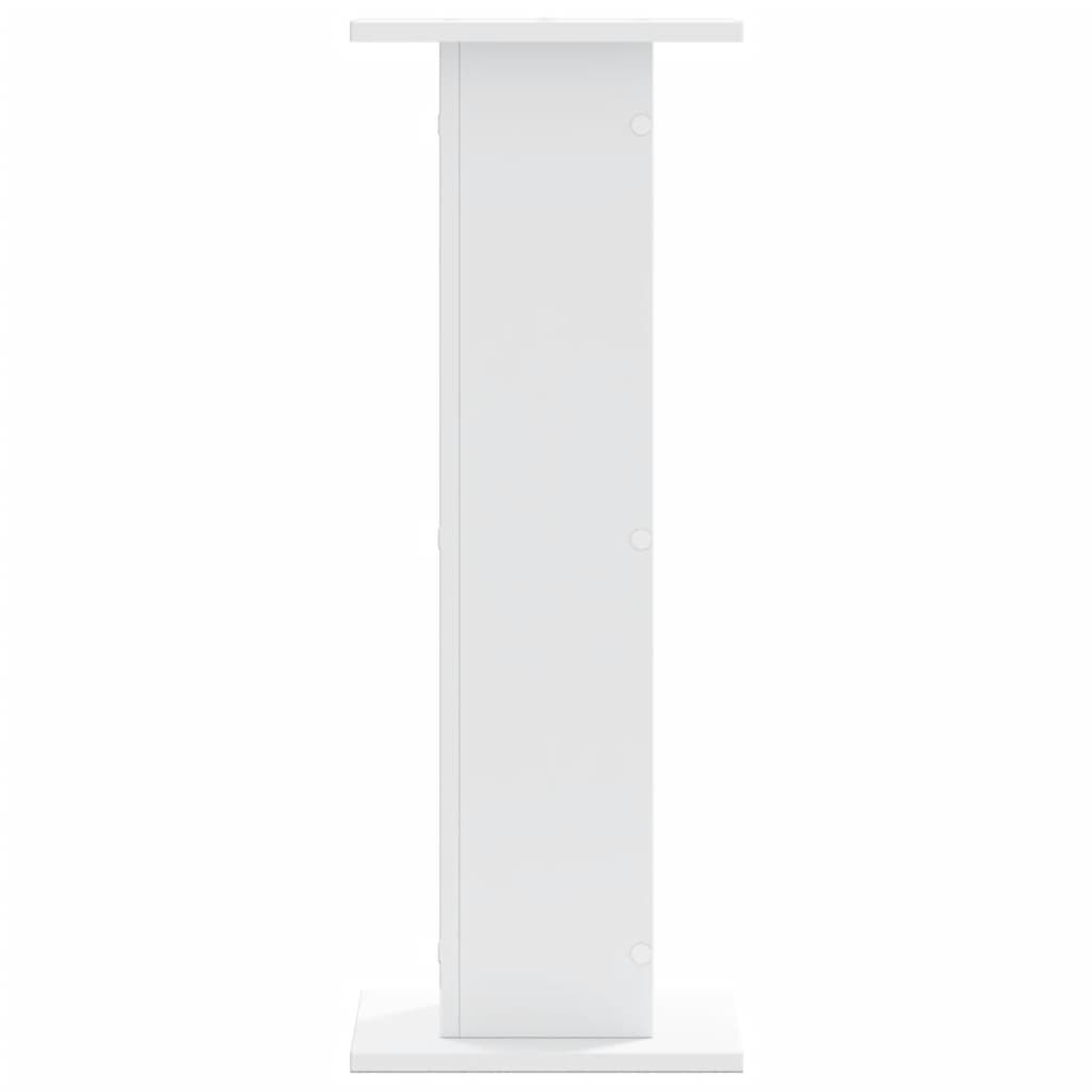 vidaXL Suporturi de plante, 2 buc., alb, 30x30x80 cm, lemn prelucrat vidaXL Suporturi de plante, 2 buc., alb, 30x30x80 cm, lemn prelucrat