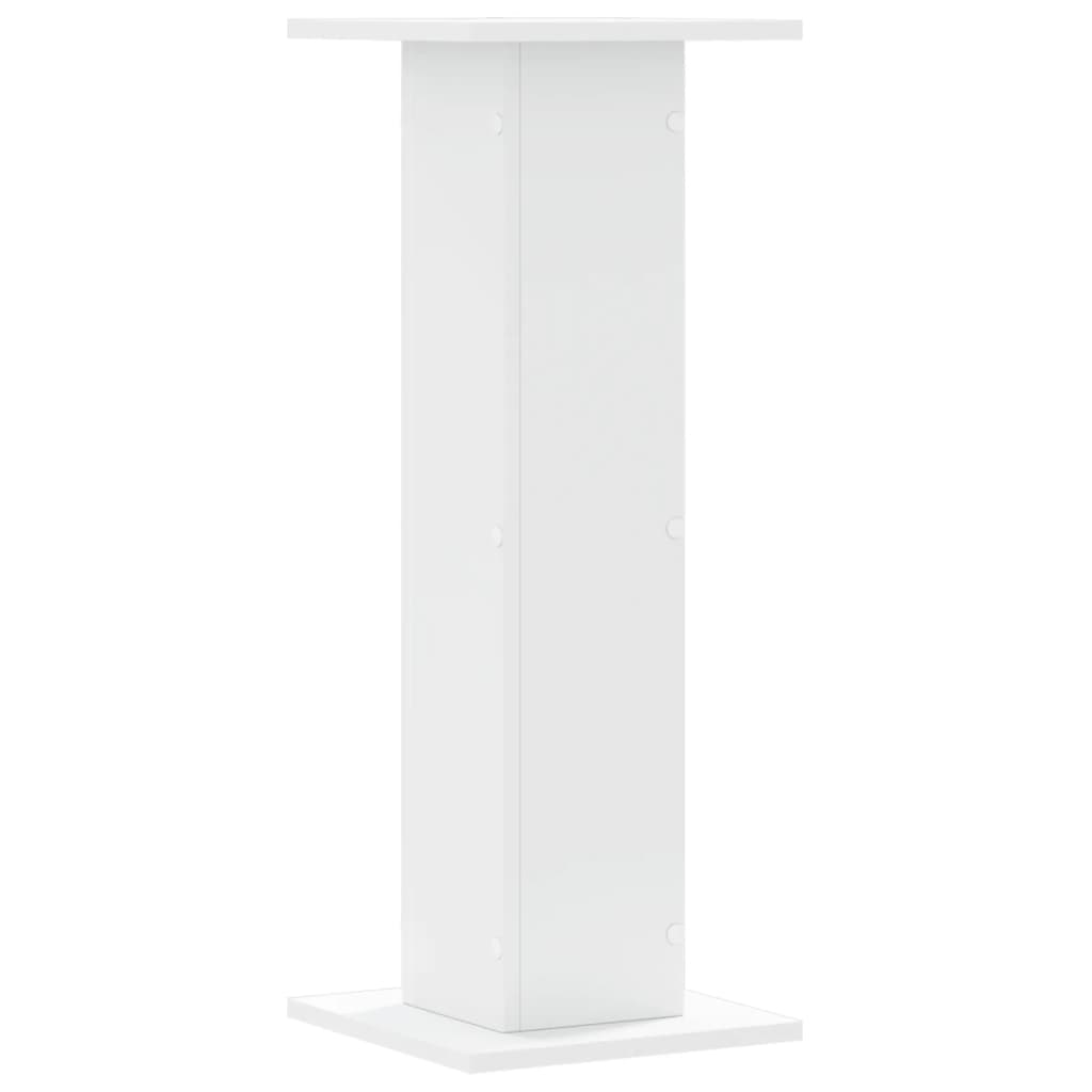 vidaXL Suporturi de plante, 2 buc., alb, 30x30x80 cm, lemn prelucrat vidaXL Suporturi de plante, 2 buc., alb, 30x30x80 cm, lemn prelucrat