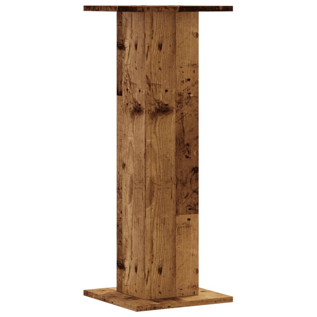 vidaXL Suporturi de plante 2 buc. lemn vechi 30x30x80cm lemn prelucrat vidaXL Suporturi de plante 2 buc. lemn vechi 30x30x80cm lemn prelucrat