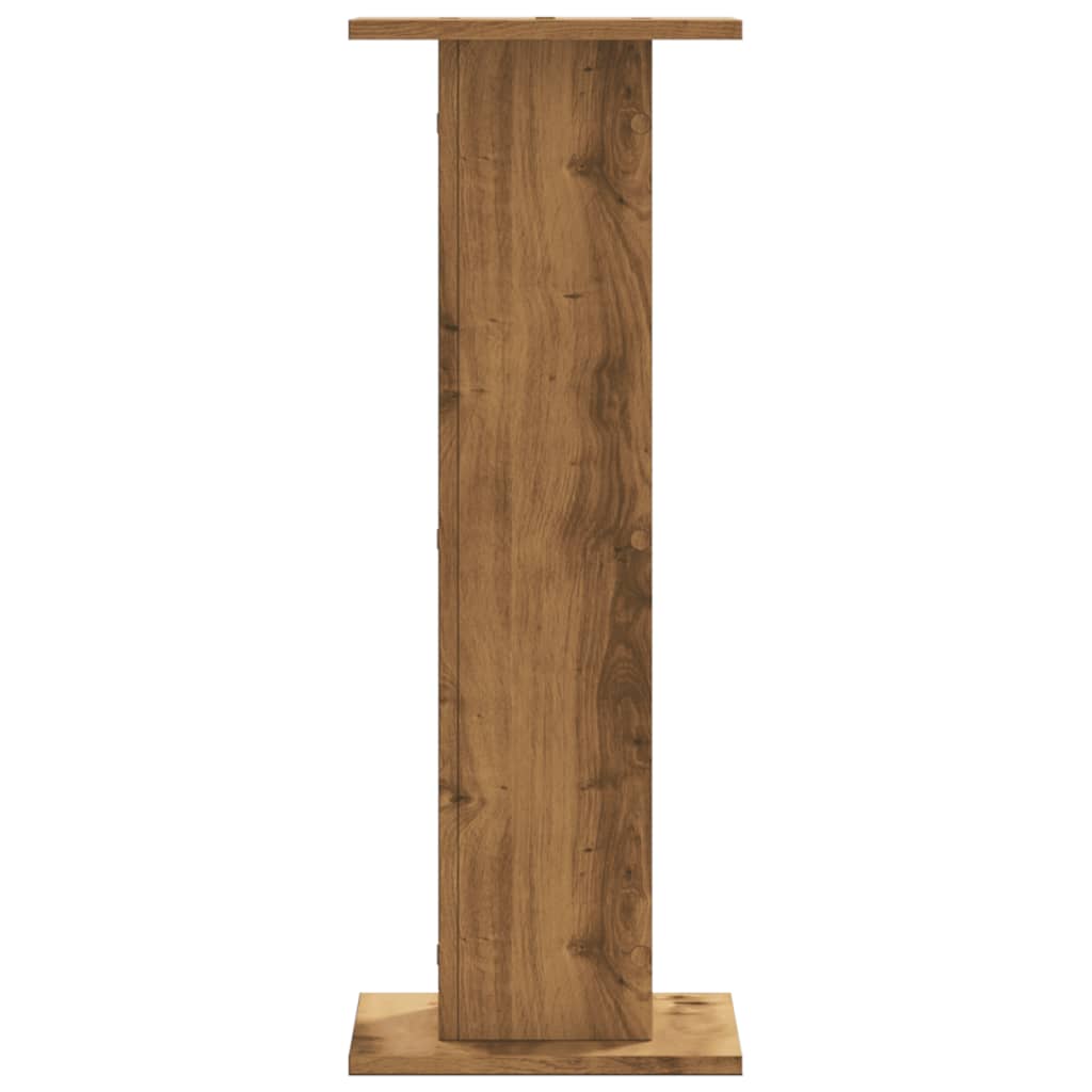 vidaXL Suporturi de plante, 2 buc., stejar artizanal, 30x30x80cm, lemn