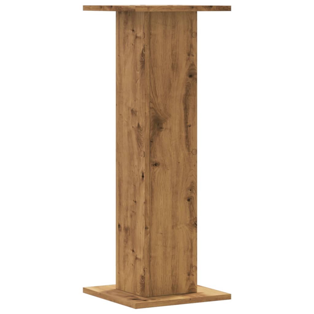 vidaXL Suporturi de plante, 2 buc., stejar artizanal, 30x30x80cm, lemn