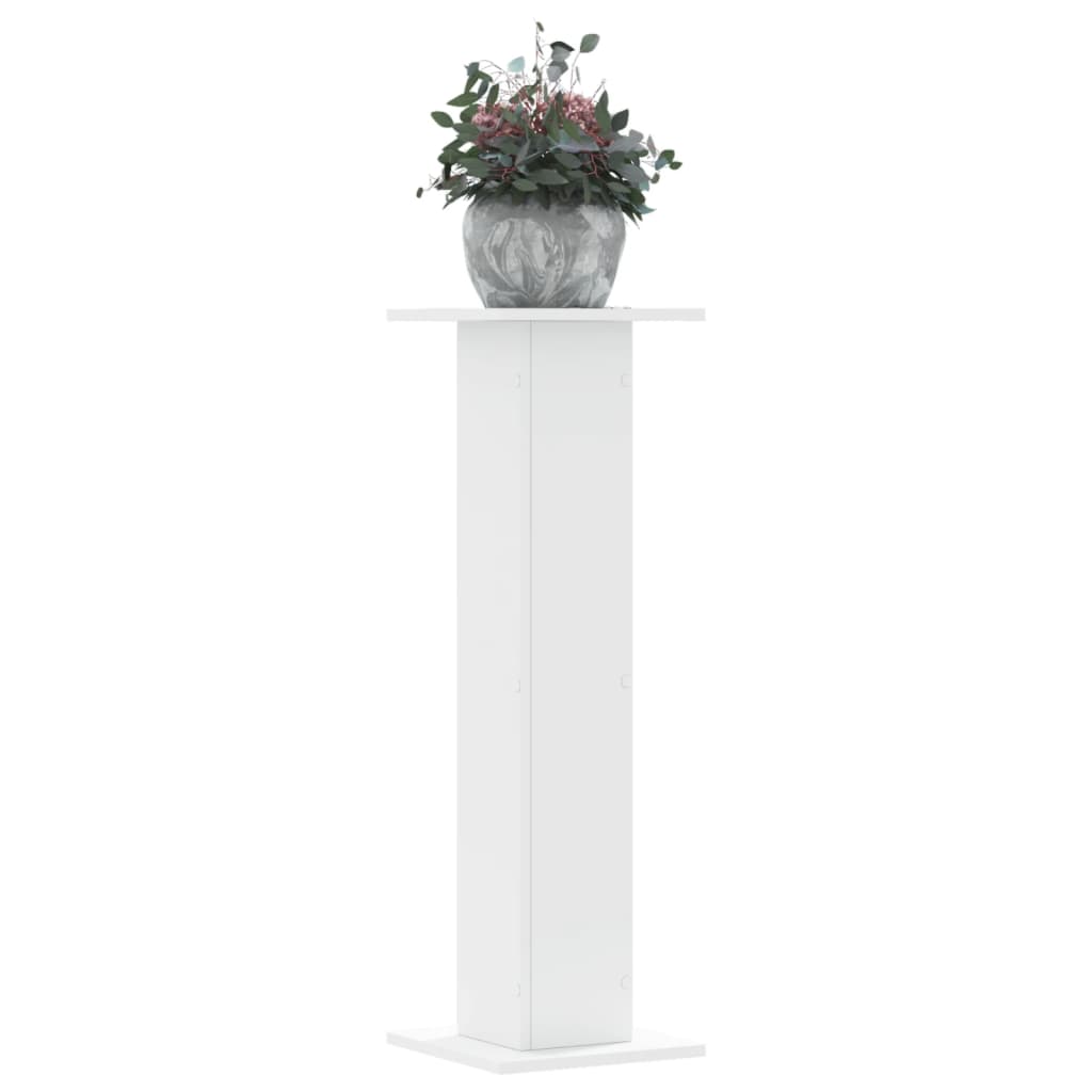 vidaXL Suporturi de plante, 2 buc., alb, 30x30x95 cm, lemn prelucrat vidaXL Suporturi de plante, 2 buc., alb, 30x30x95 cm, lemn prelucrat