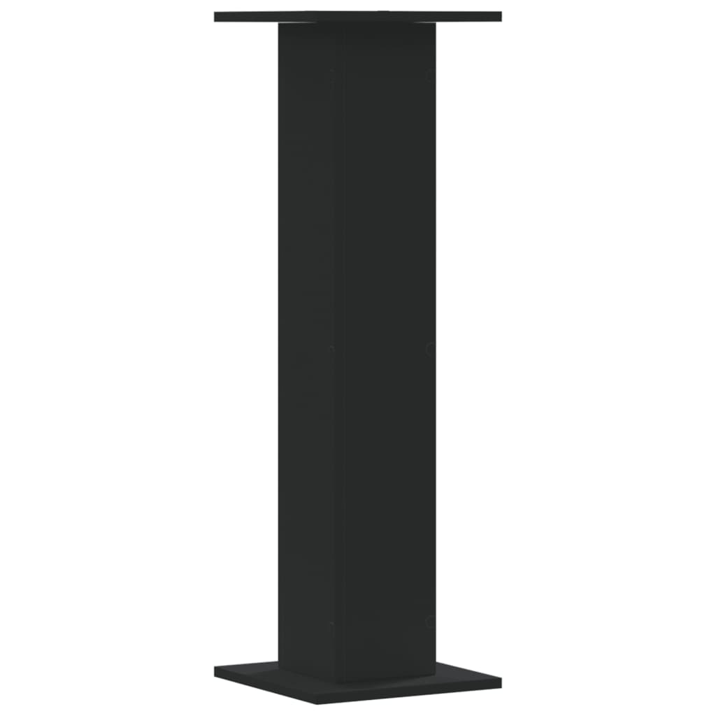 vidaXL Suporturi de plante, 2 buc., negru, 30x30x95 cm, lemn prelucrat vidaXL Suporturi de plante, 2 buc., negru, 30x30x95 cm, lemn prelucrat