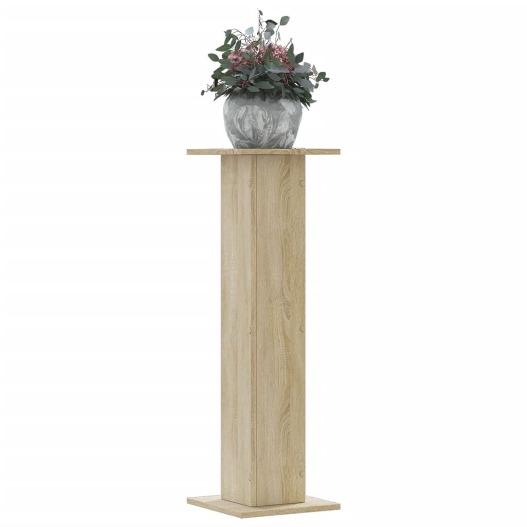vidaXL Suporturi plante 2 buc. stejar sonoma 30x30x95cm lemn prelucrat vidaXL Suporturi plante 2 buc. stejar sonoma 30x30x95cm lemn prelucrat