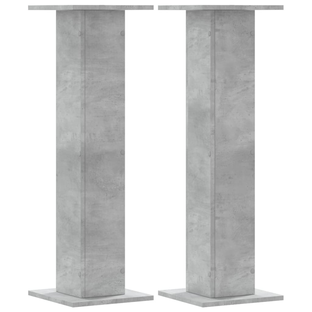 vidaXL Suport de plante, 2 buc., gri beton, 30x30x95 cm lemn prelucrat vidaXL Suport de plante, 2 buc., gri beton, 30x30x95 cm lemn prelucrat