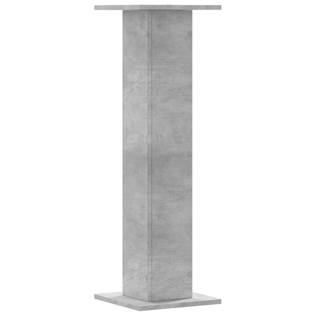 vidaXL Suport de plante, 2 buc., gri beton, 30x30x95 cm lemn prelucrat vidaXL Suport de plante, 2 buc., gri beton, 30x30x95 cm lemn prelucrat