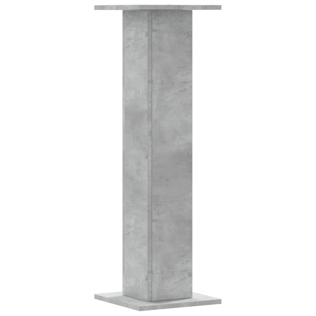 vidaXL Suport de plante, 2 buc., gri beton, 30x30x95 cm lemn prelucrat vidaXL Suport de plante, 2 buc., gri beton, 30x30x95 cm lemn prelucrat