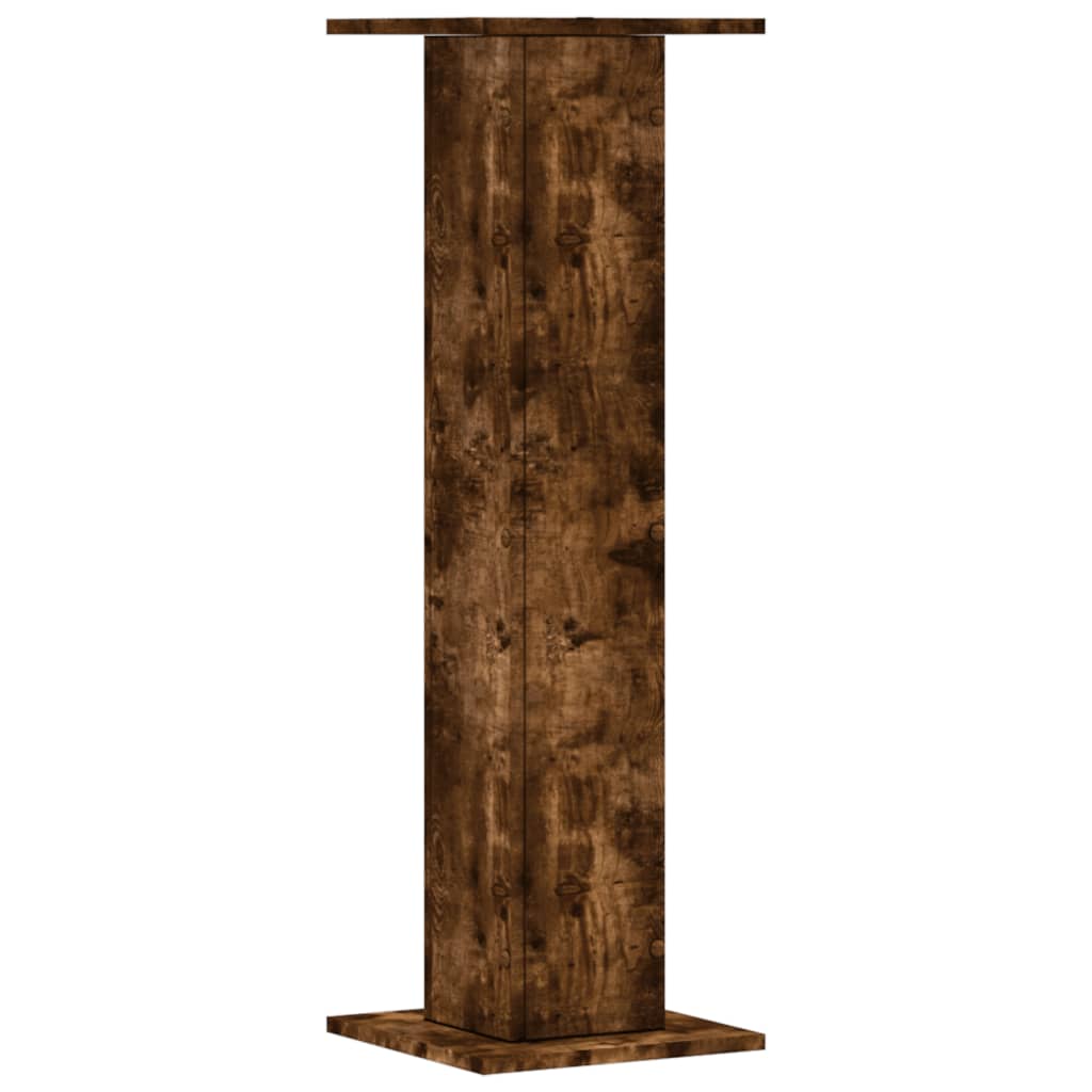 vidaXL Suporturi de plante 2 buc. stejar fumuriu 30x30x95 cm lemn vidaXL Suporturi de plante 2 buc. stejar fumuriu 30x30x95 cm lemn
