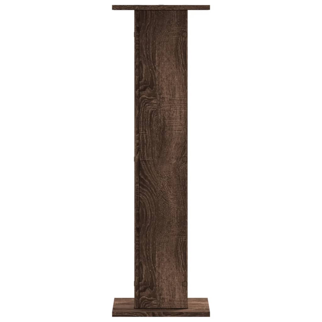 vidaXL Suporturi plante 2 buc. stejar maro 30x30x95 cm lemn prelucrat vidaXL Suporturi plante 2 buc. stejar maro 30x30x95 cm lemn prelucrat