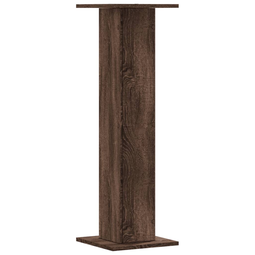 vidaXL Suporturi plante 2 buc. stejar maro 30x30x95 cm lemn prelucrat vidaXL Suporturi plante 2 buc. stejar maro 30x30x95 cm lemn prelucrat