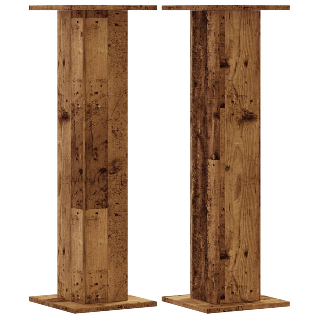 vidaXL Suporturi de plante 2 buc. lemn vechi 30x30x95cm lemn prelucrat vidaXL Suporturi de plante 2 buc. lemn vechi 30x30x95cm lemn prelucrat