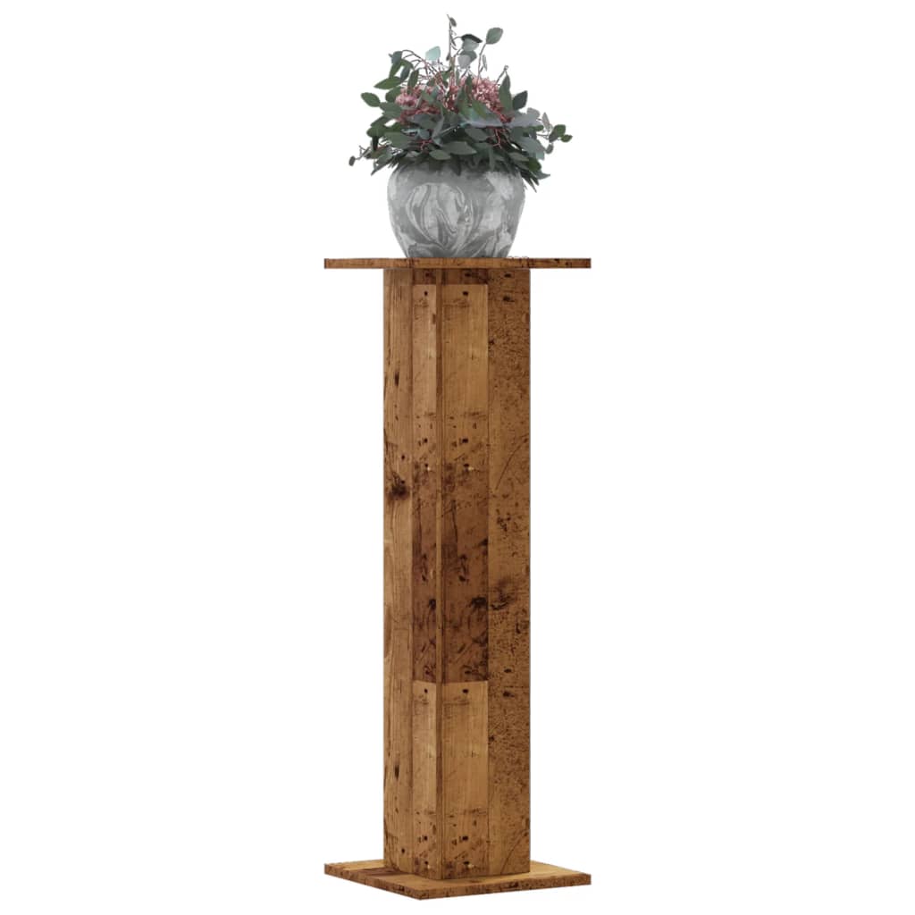 vidaXL Suporturi de plante 2 buc. lemn vechi 30x30x95cm lemn prelucrat vidaXL Suporturi de plante 2 buc. lemn vechi 30x30x95cm lemn prelucrat
