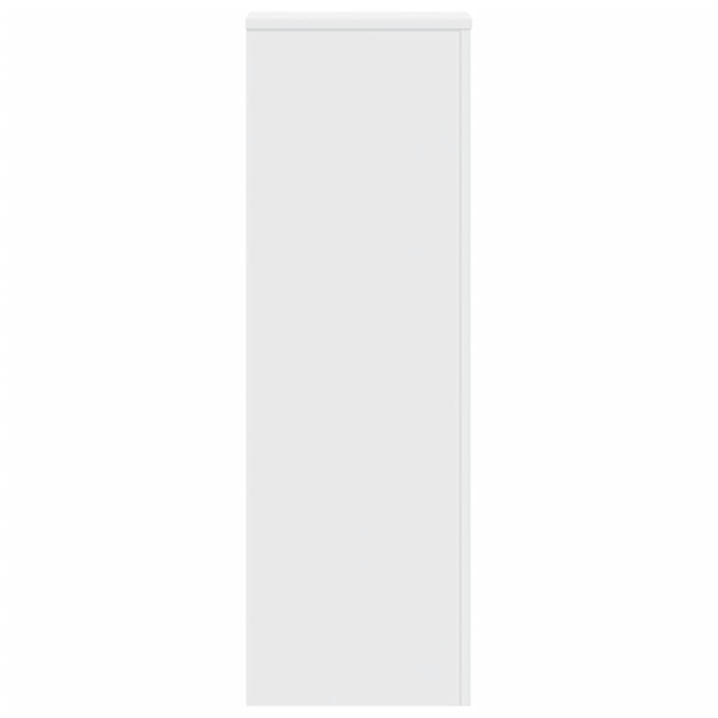 vidaXL Suporturi plante, 2 buc., alb, 33x33x100 cm, lemn prelucrat vidaXL Suporturi plante, 2 buc., alb, 33x33x100 cm, lemn prelucrat