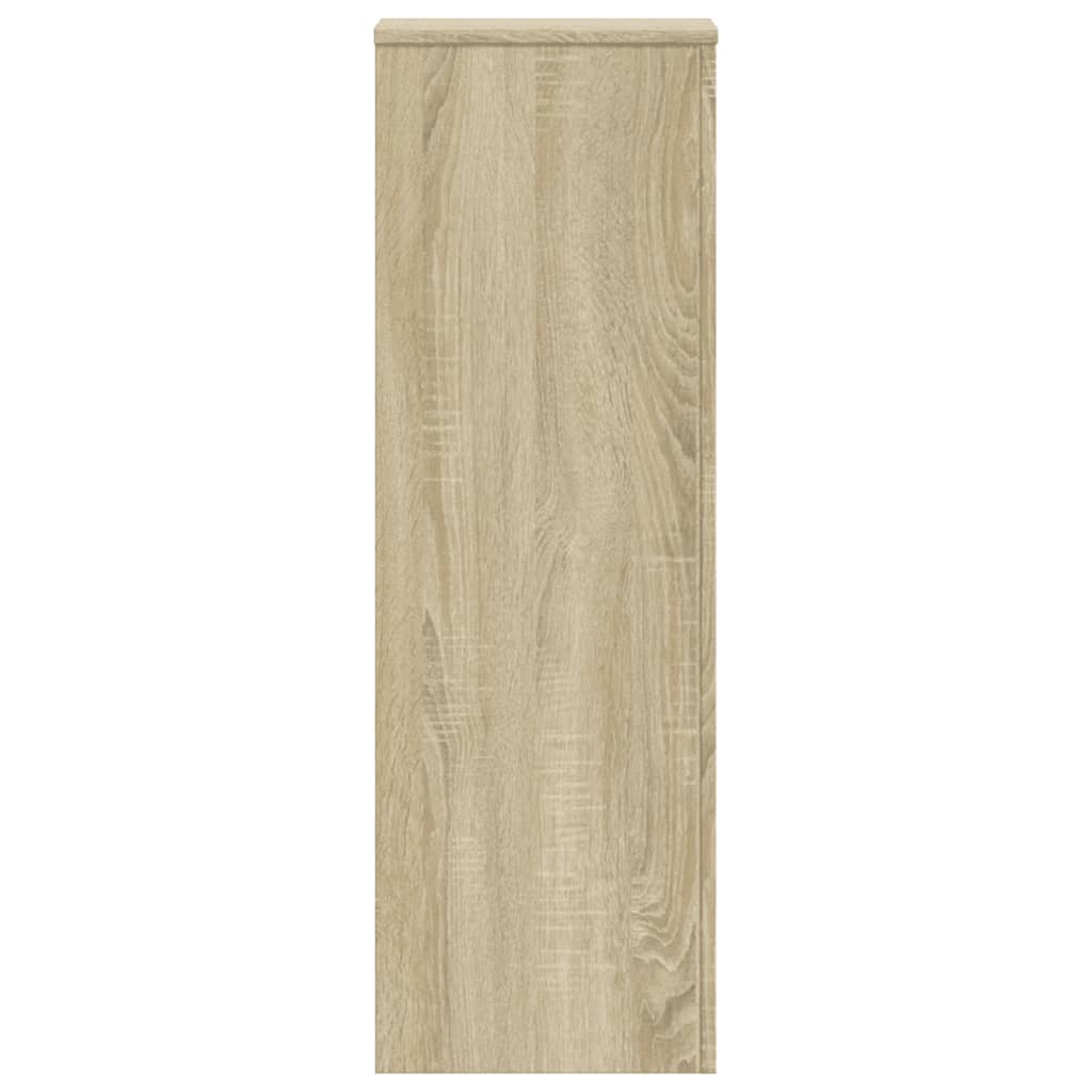 vidaXL Suporturi plante 2 buc stejar sonoma 33x33x100cm lemn prelucrat