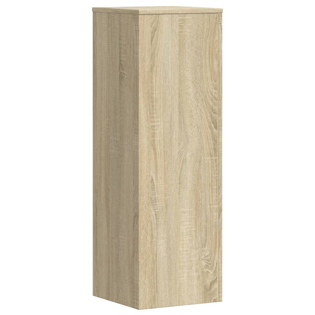 vidaXL Suporturi plante 2 buc stejar sonoma 33x33x100cm lemn prelucrat