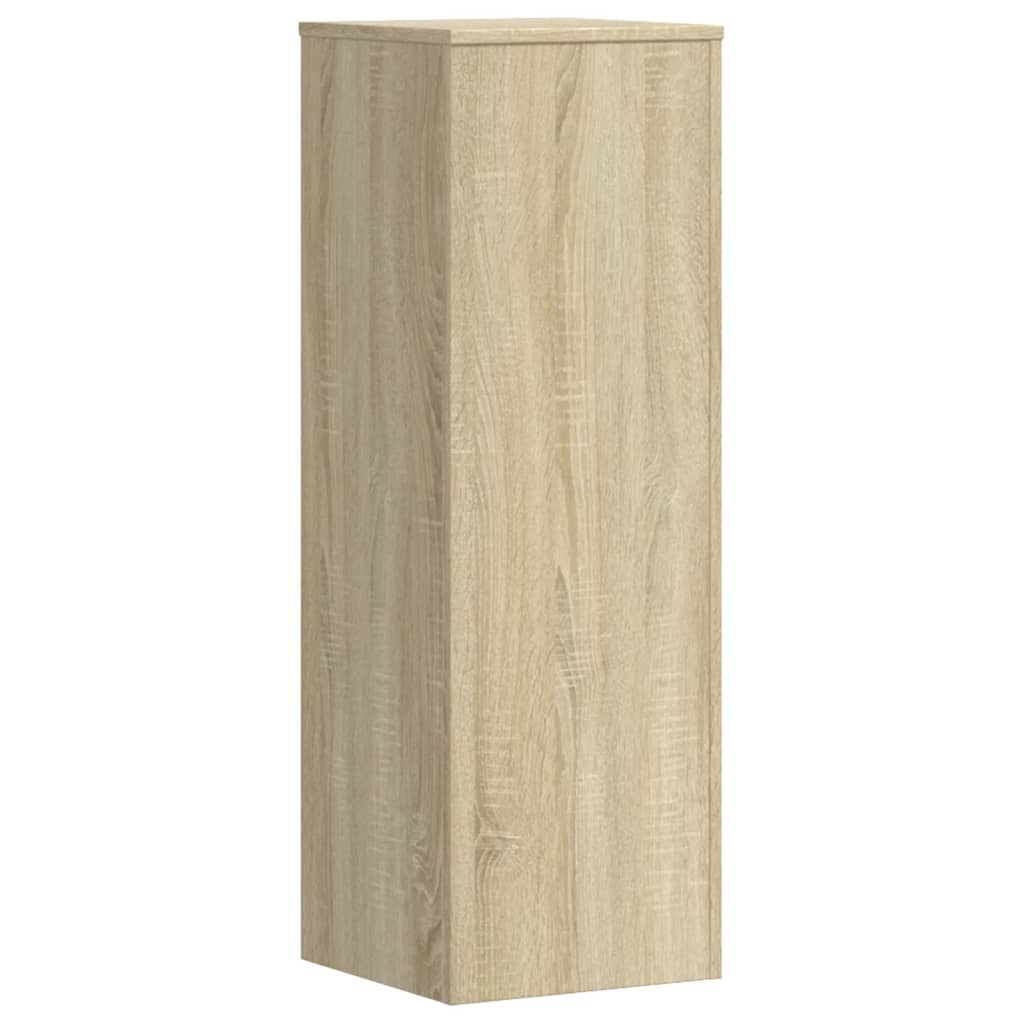 vidaXL Suporturi plante 2 buc stejar sonoma 33x33x100cm lemn prelucrat