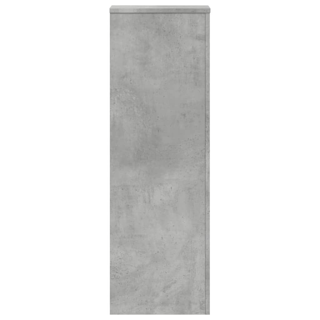 vidaXL Suporturi plante 2 buc. gri beton 33x33x100 cm lemn prelucrat vidaXL Suporturi plante 2 buc. gri beton 33x33x100 cm lemn prelucrat