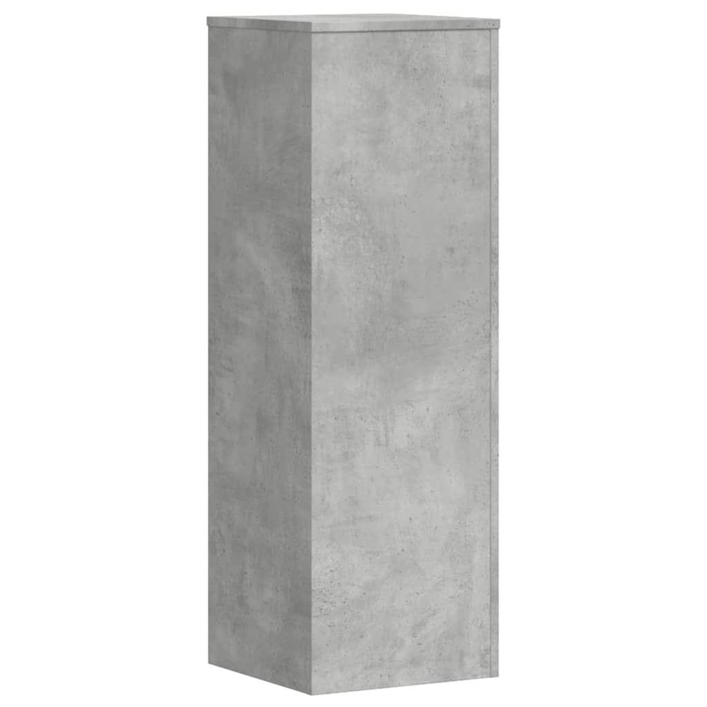 vidaXL Suporturi plante 2 buc. gri beton 33x33x100 cm lemn prelucrat vidaXL Suporturi plante 2 buc. gri beton 33x33x100 cm lemn prelucrat