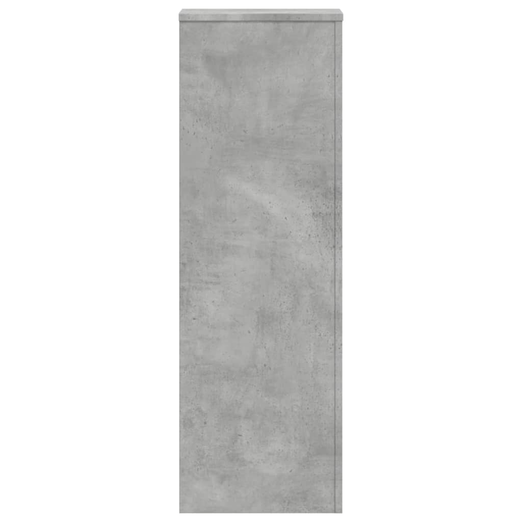vidaXL Suporturi plante 2 buc. gri beton 33x33x100 cm lemn prelucrat vidaXL Suporturi plante 2 buc. gri beton 33x33x100 cm lemn prelucrat