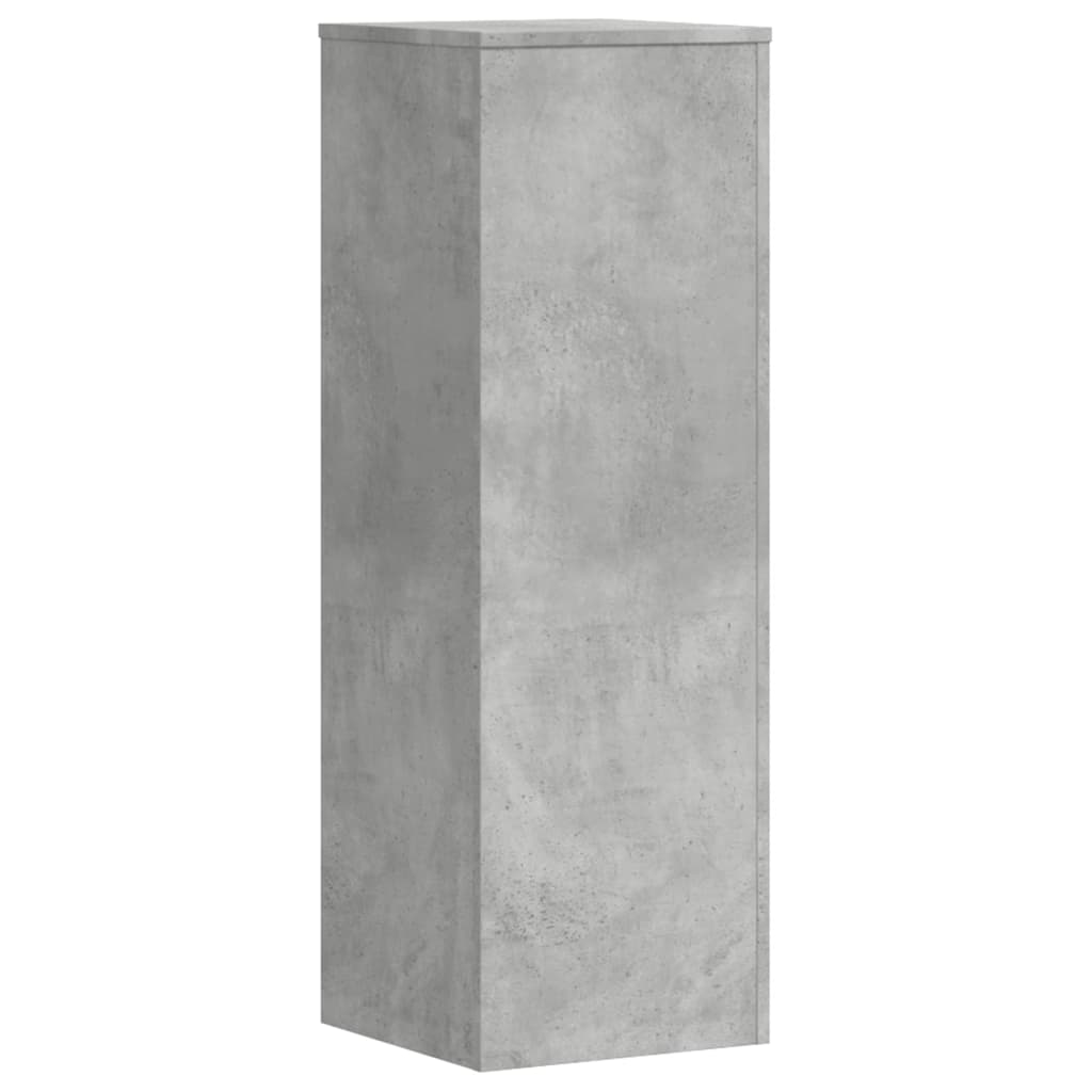 vidaXL Suporturi plante 2 buc. gri beton 33x33x100 cm lemn prelucrat vidaXL Suporturi plante 2 buc. gri beton 33x33x100 cm lemn prelucrat