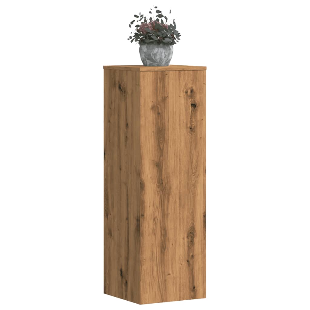vidaXL Suporturi plante, 2 buc., stejar artizanal, 33x33x100 cm, lemn vidaXL Suporturi plante, 2 buc., stejar artizanal, 33x33x100 cm, lemn