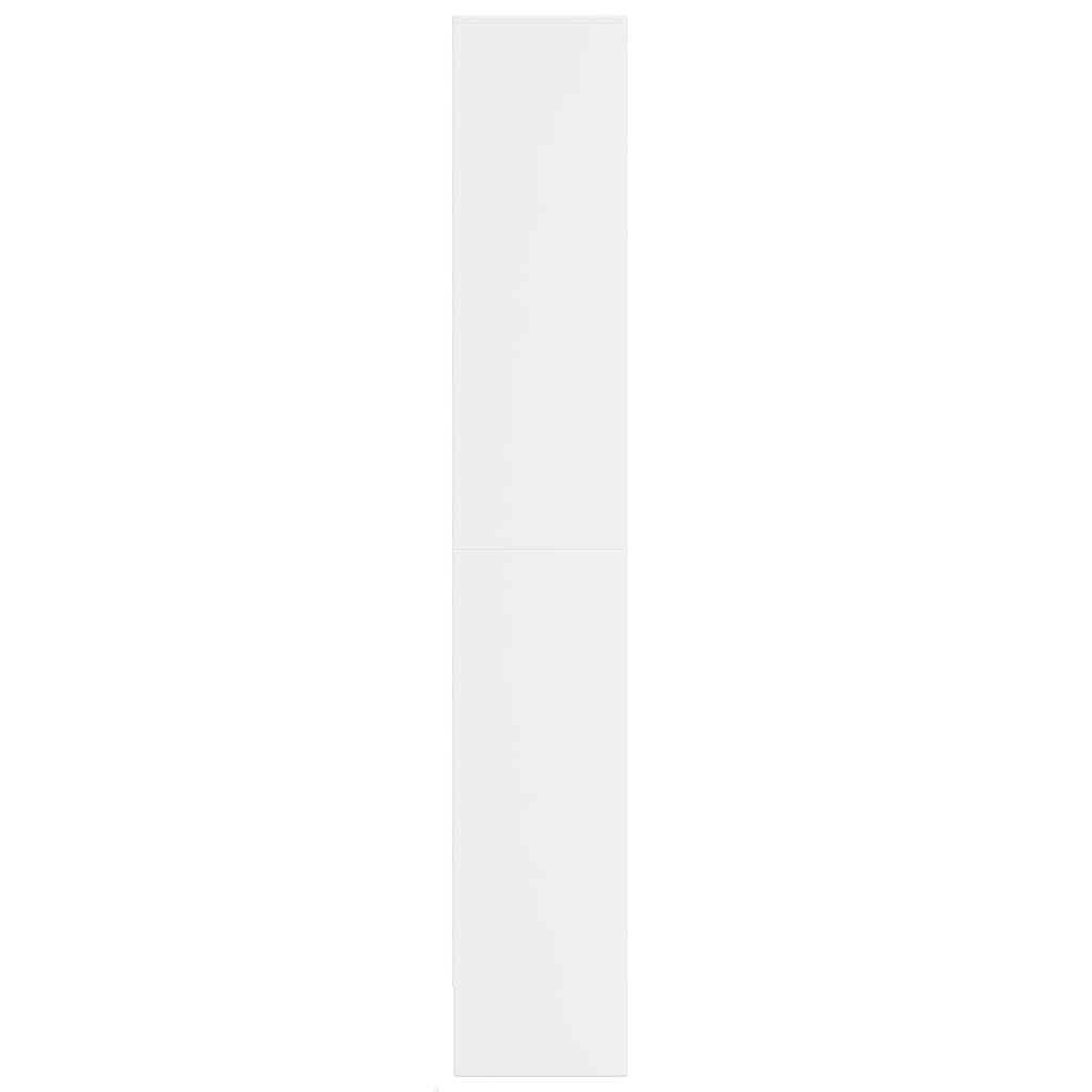 vidaXL Dulap înalt cu LED alb 69x32,5x200 cm lemn prelucrat vidaXL Dulap înalt cu LED alb 69x32,5x200 cm lemn prelucrat