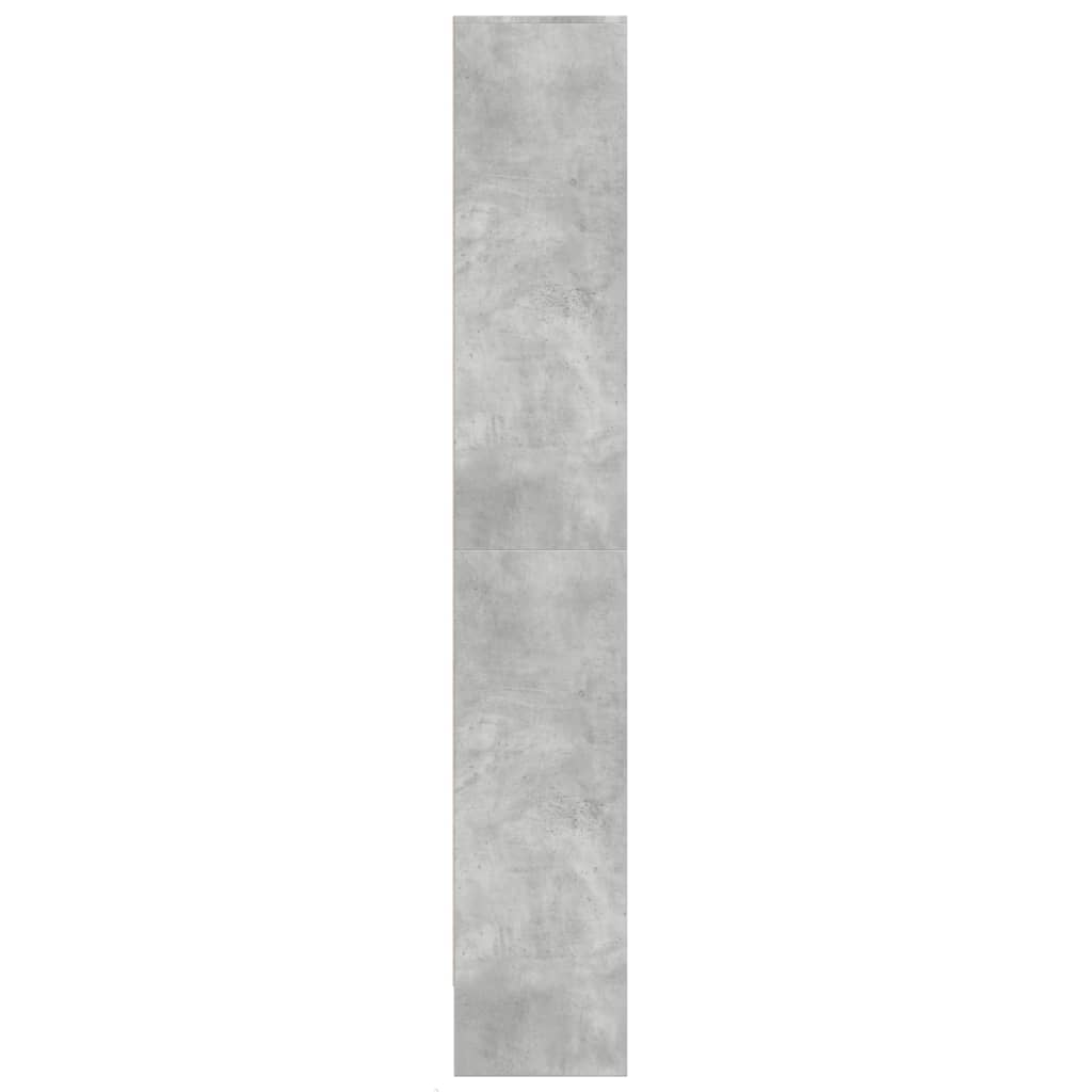 vidaXL Dulap înalt cu LED gri beton 69x32,5x200 cm lemn prelucrat vidaXL Dulap înalt cu LED gri beton 69x32,5x200 cm lemn prelucrat