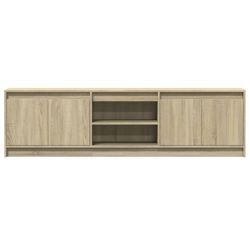 vidaXL Dulap TV cu LED, stejar sonoma, 180x34x50 cm, lemn prelucrat vidaXL Dulap TV cu LED, stejar sonoma, 180x34x50 cm, lemn prelucrat