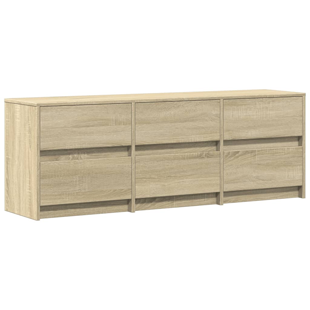 vidaXL Dulap TV, stejar sonoma, 140x34x50 cm, lemn compozit vidaXL Dulap TV, stejar sonoma, 140x34x50 cm, lemn compozit