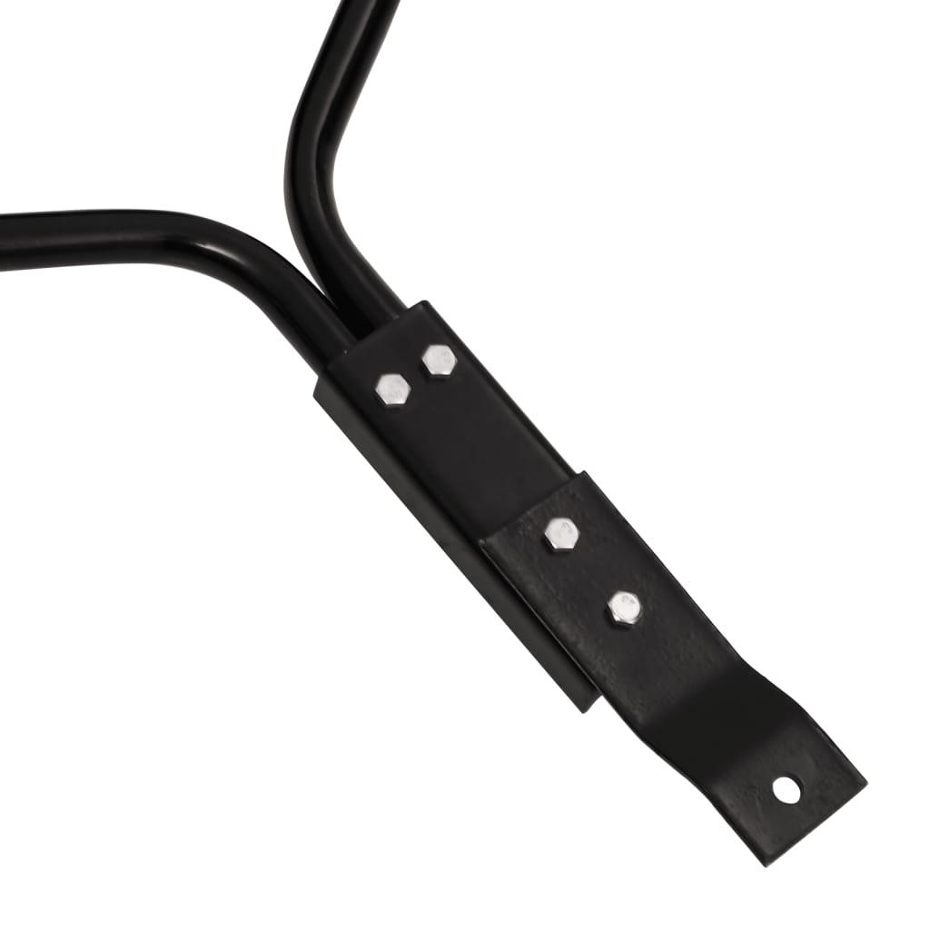 vidaXL Tăvălug gazon de grădină, cleme de aerisire, negru, 63 L, fier vidaXL Tăvălug gazon de grădină, cleme de aerisire, negru, 63 L, fier