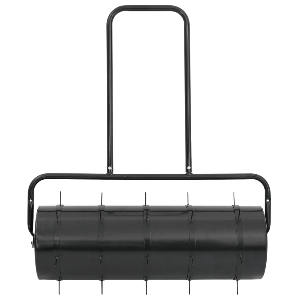 vidaXL Tăvălug gazon de grădină cleme de aerisire negru 63 L fier/oțel vidaXL Tăvălug gazon de grădină cleme de aerisire negru 63 L fier/oțel