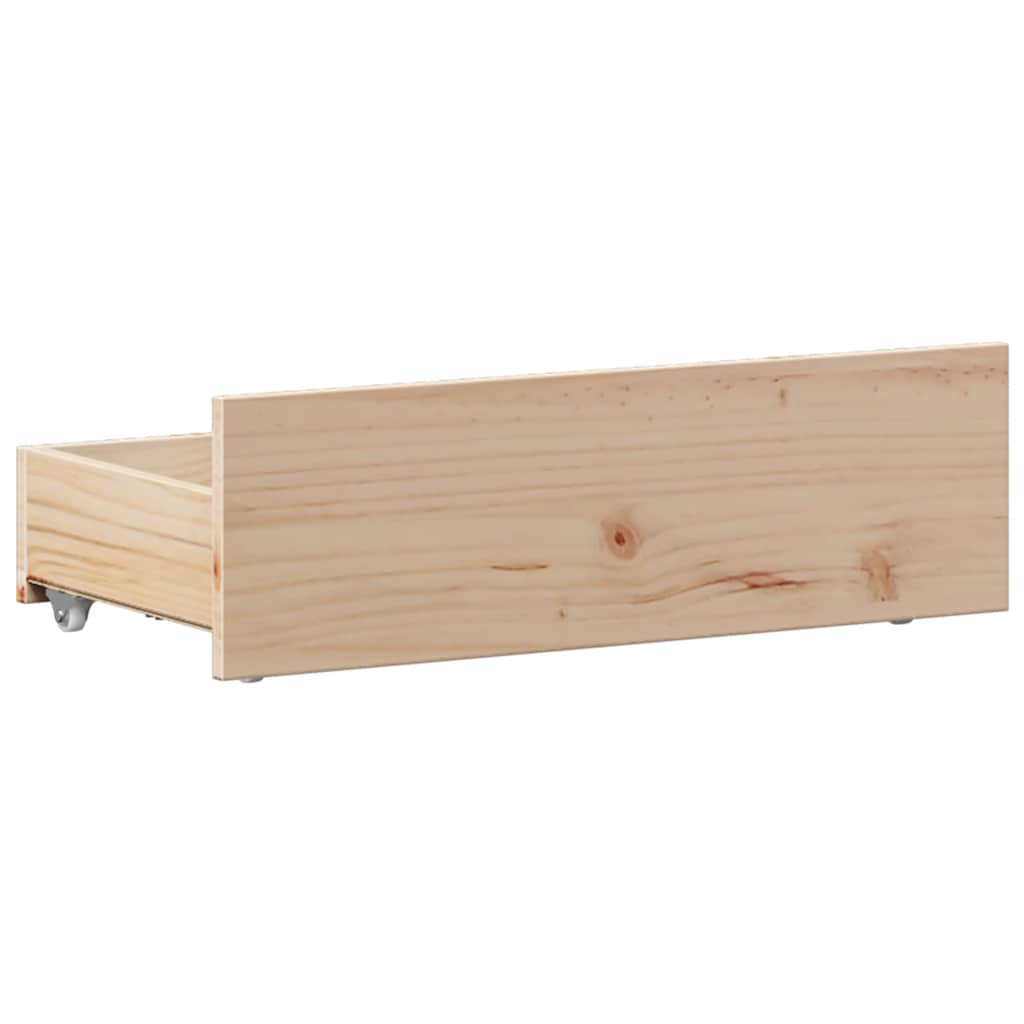 vidaXL Cadru de pat fără saltea, 90x190 cm, lemn masiv pin