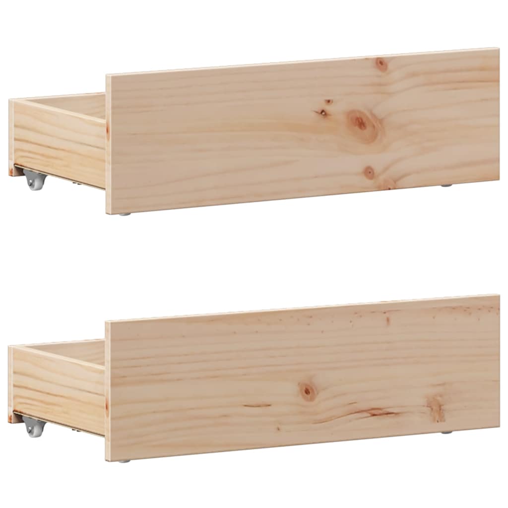 vidaXL Cadru de pat fără saltea, 90x190 cm, lemn masiv pin