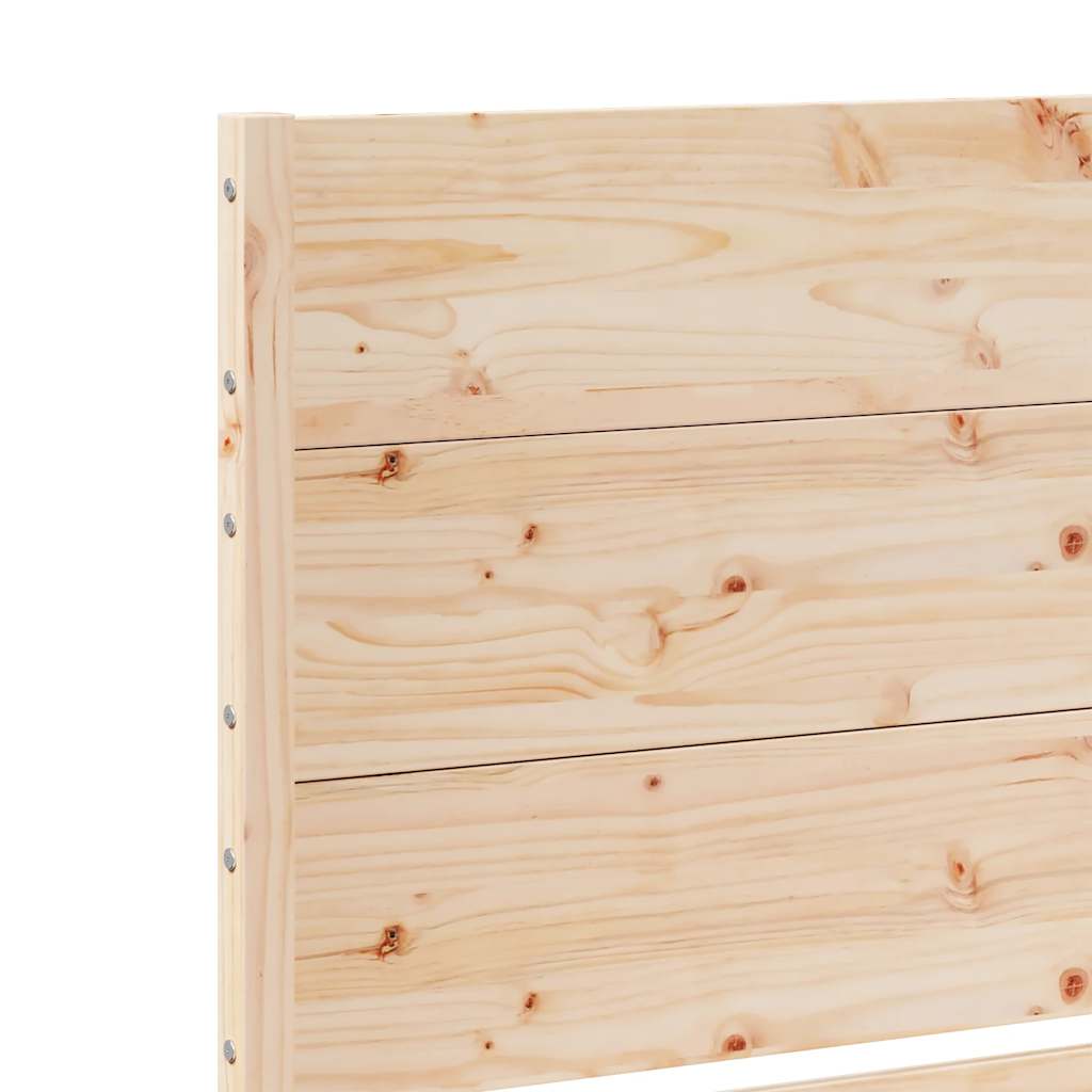 vidaXL Cadru de pat foarte lung fără saltea, 90x210 cm, lemn masiv vidaXL Cadru de pat foarte lung fără saltea, 90x210 cm, lemn masiv