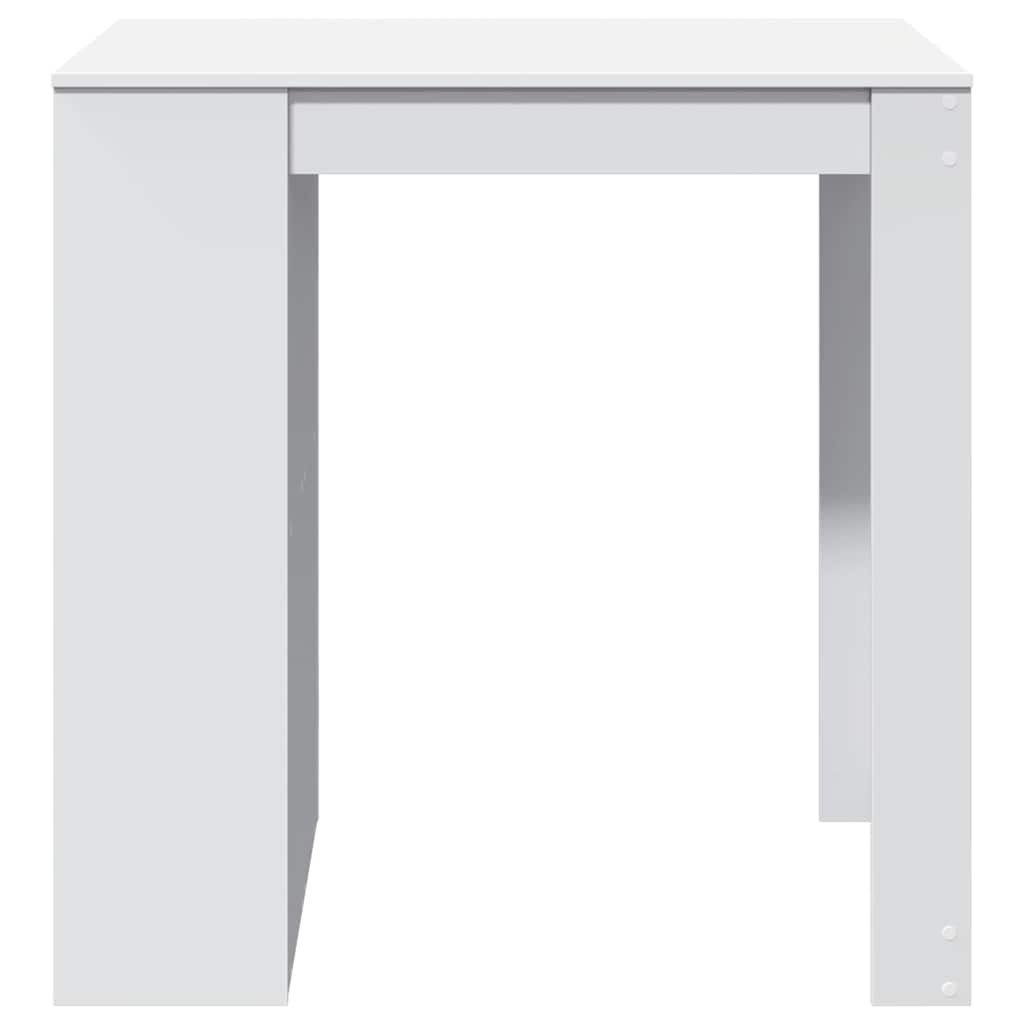 vidaXL Masă de bar, alb, 102x70x103,5 cm, lemn prelucrat vidaXL Masă de bar, alb, 102x70x103,5 cm, lemn prelucrat