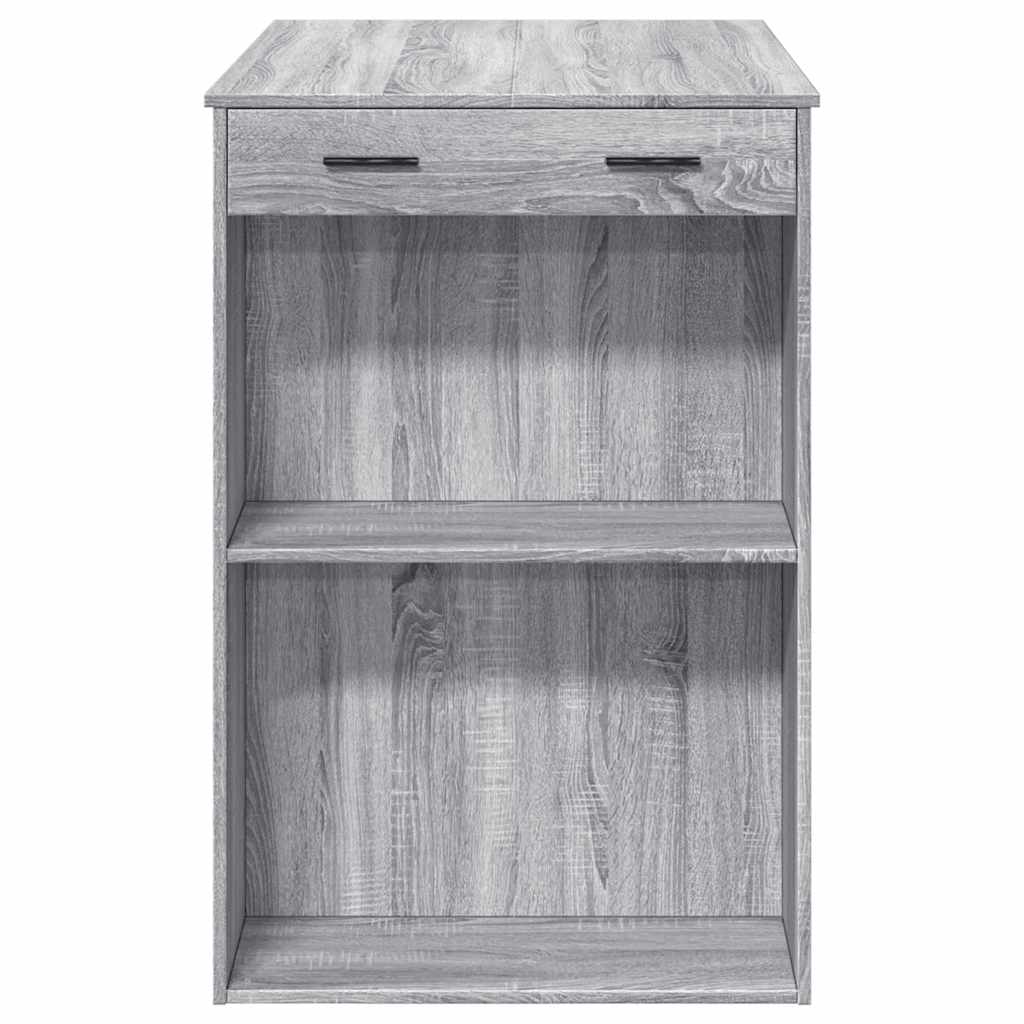 vidaXL Masă de bar, Sonoma gri, 102x70x103,5 cm, lemn prelucrat