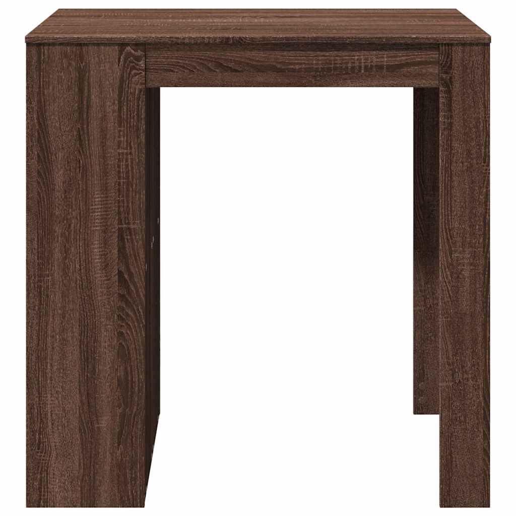 vidaXL Masă de bar, stejar maro, 102x70x103,5 cm, lemn prelucrat