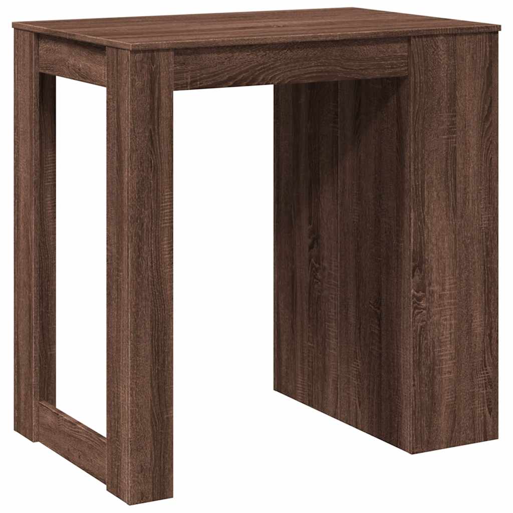 vidaXL Masă de bar, stejar maro, 102x70x103,5 cm, lemn prelucrat