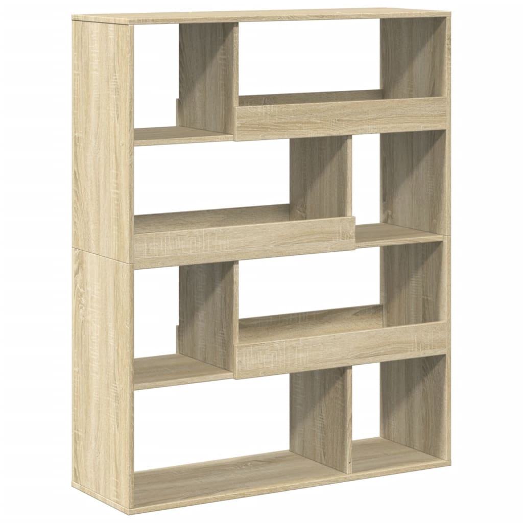 vidaXL Bibliotecă, stejar sonoma, 100x33x125,5 cm, lemn prelucrat vidaXL Bibliotecă, stejar sonoma, 100x33x125,5 cm, lemn prelucrat