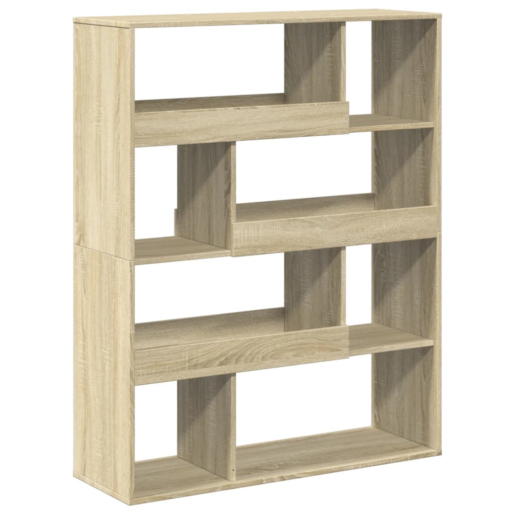 vidaXL Bibliotecă, stejar sonoma, 100x33x125,5 cm, lemn prelucrat vidaXL Bibliotecă, stejar sonoma, 100x33x125,5 cm, lemn prelucrat
