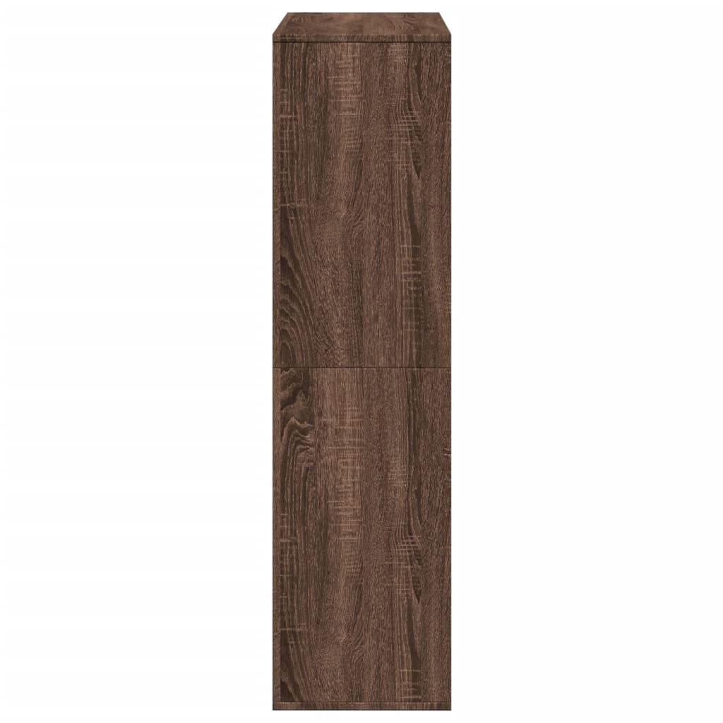 vidaXL Bibliotecă, stejar maro, 100x33x125,5 cm, lemn prelucrat