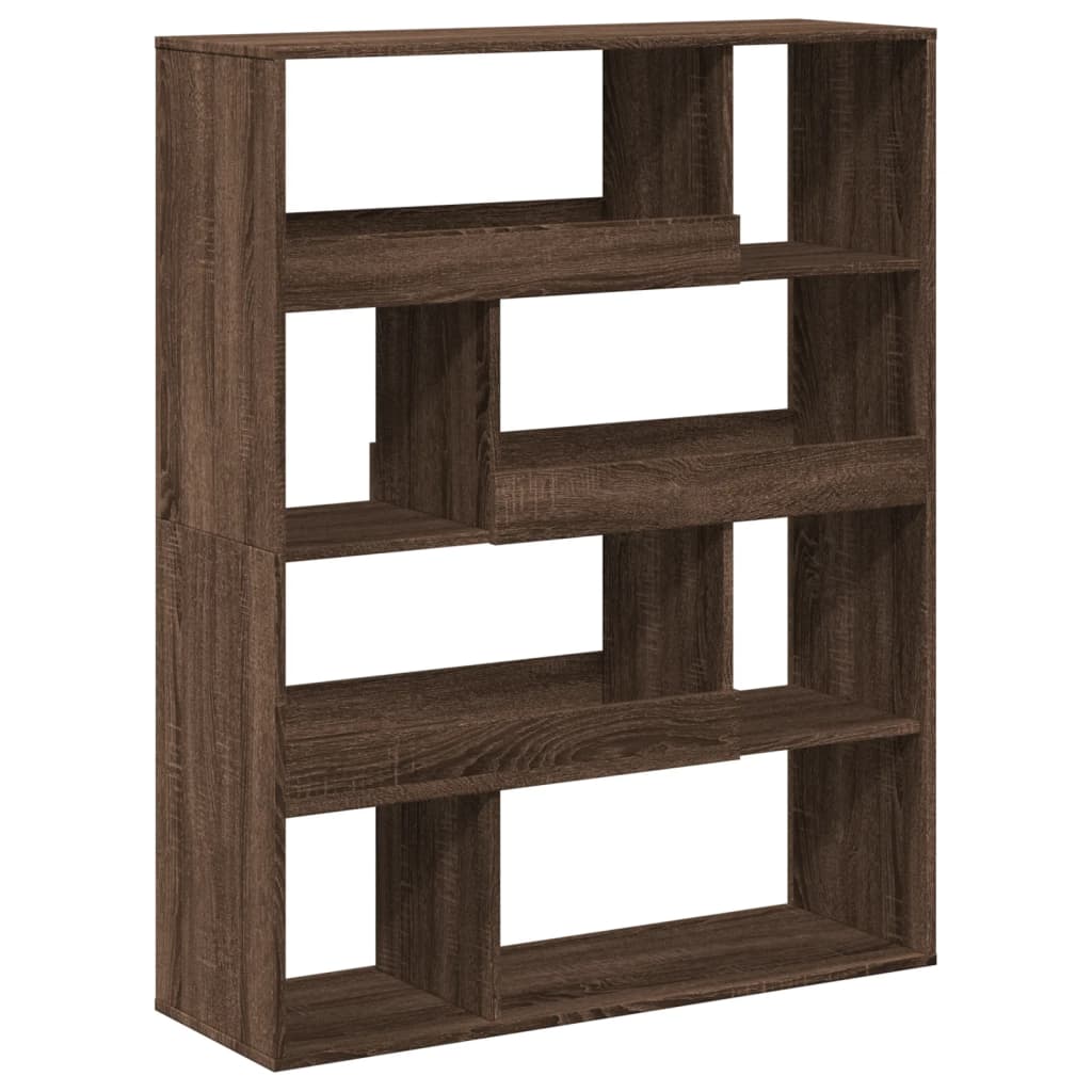 vidaXL Bibliotecă, stejar maro, 100x33x125,5 cm, lemn prelucrat