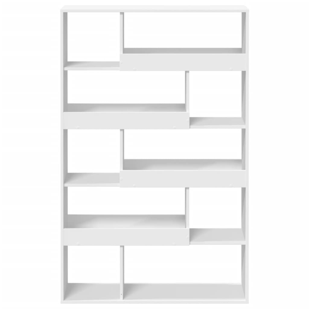 vidaXL Bibliotecă, alb, 100x33x156,5 cm, lemn prelucrat vidaXL Bibliotecă, alb, 100x33x156,5 cm, lemn prelucrat