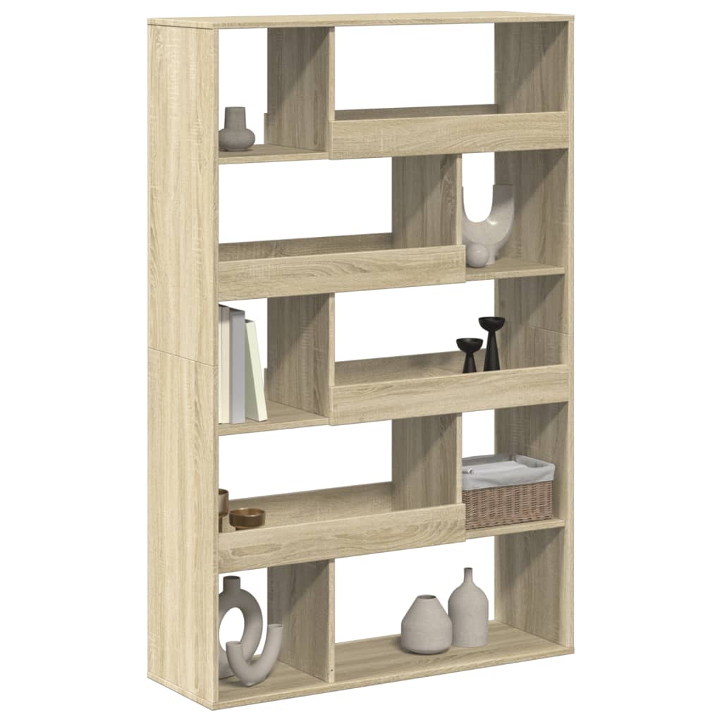 vidaXL Bibliotecă, stejar sonoma, 100x33x156,5 cm, lemn prelucrat