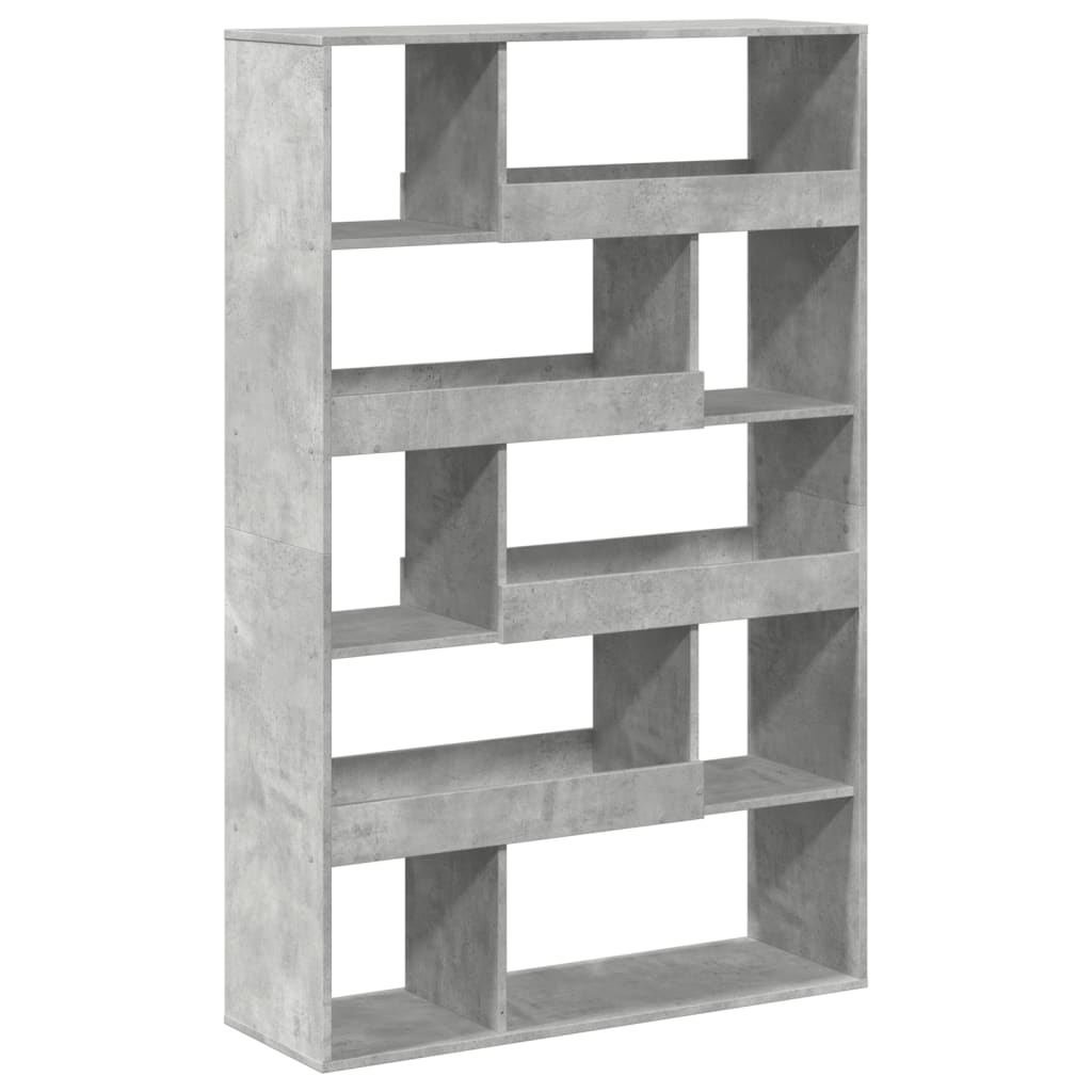 vidaXL Bibliotecă, gri beton, 100x33x156,5 cm, lemn prelucrat vidaXL Bibliotecă, gri beton, 100x33x156,5 cm, lemn prelucrat