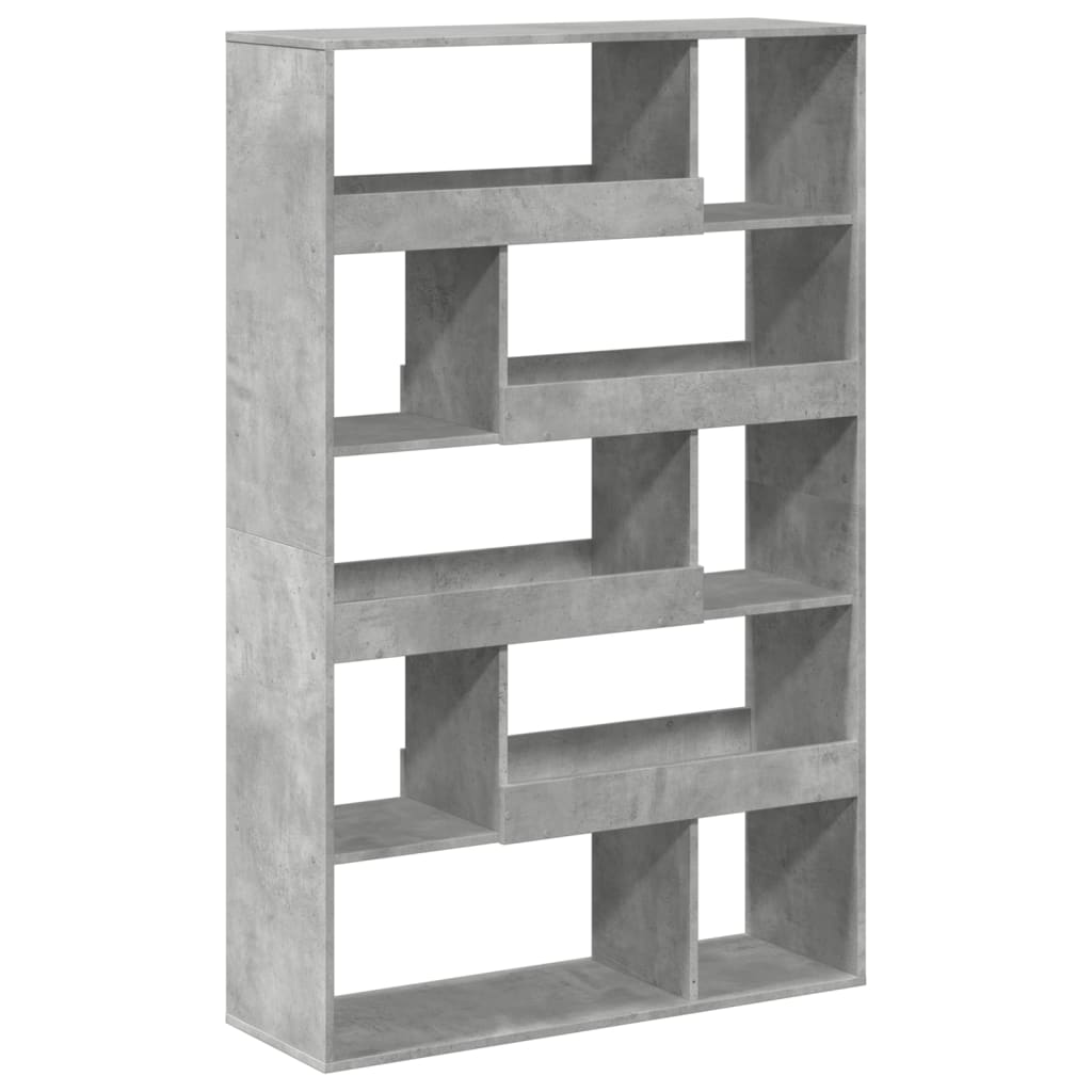 vidaXL Bibliotecă, gri beton, 100x33x156,5 cm, lemn prelucrat vidaXL Bibliotecă, gri beton, 100x33x156,5 cm, lemn prelucrat